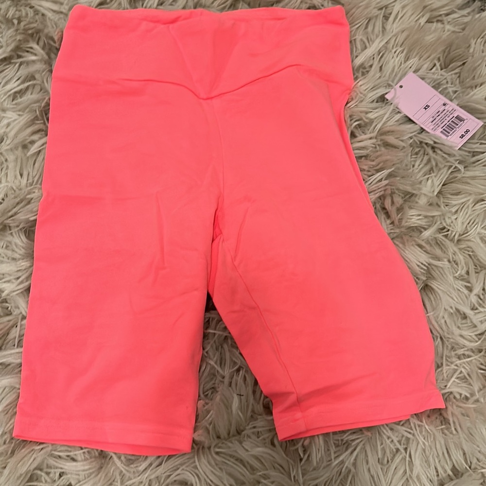 NWT Pink Biker Shorts